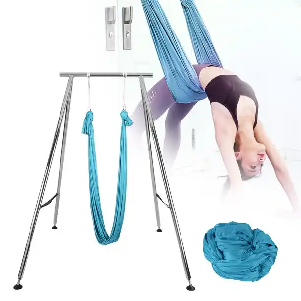 Yoga Swing Aerial - Foldable Portable Height Adjustable Yoga Swing