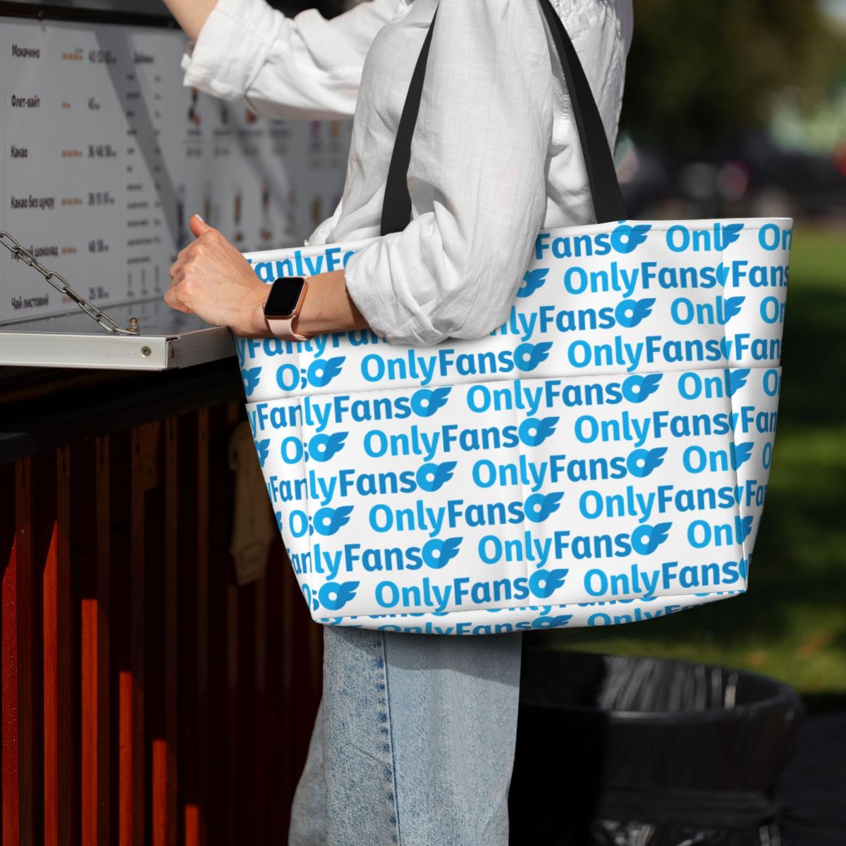 Yoga Fitness Tote - Onlyfans Logo Beach Tote Bag Sport