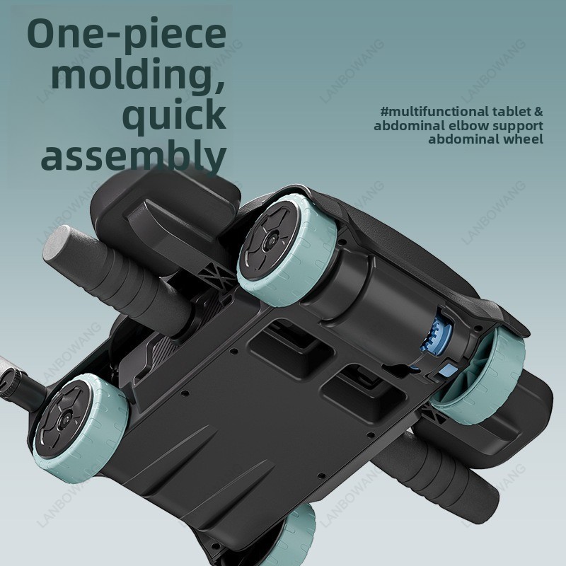New 4 Wheels Auto Rebound Ab R - đánh giá và giá Ab Wheel Roller