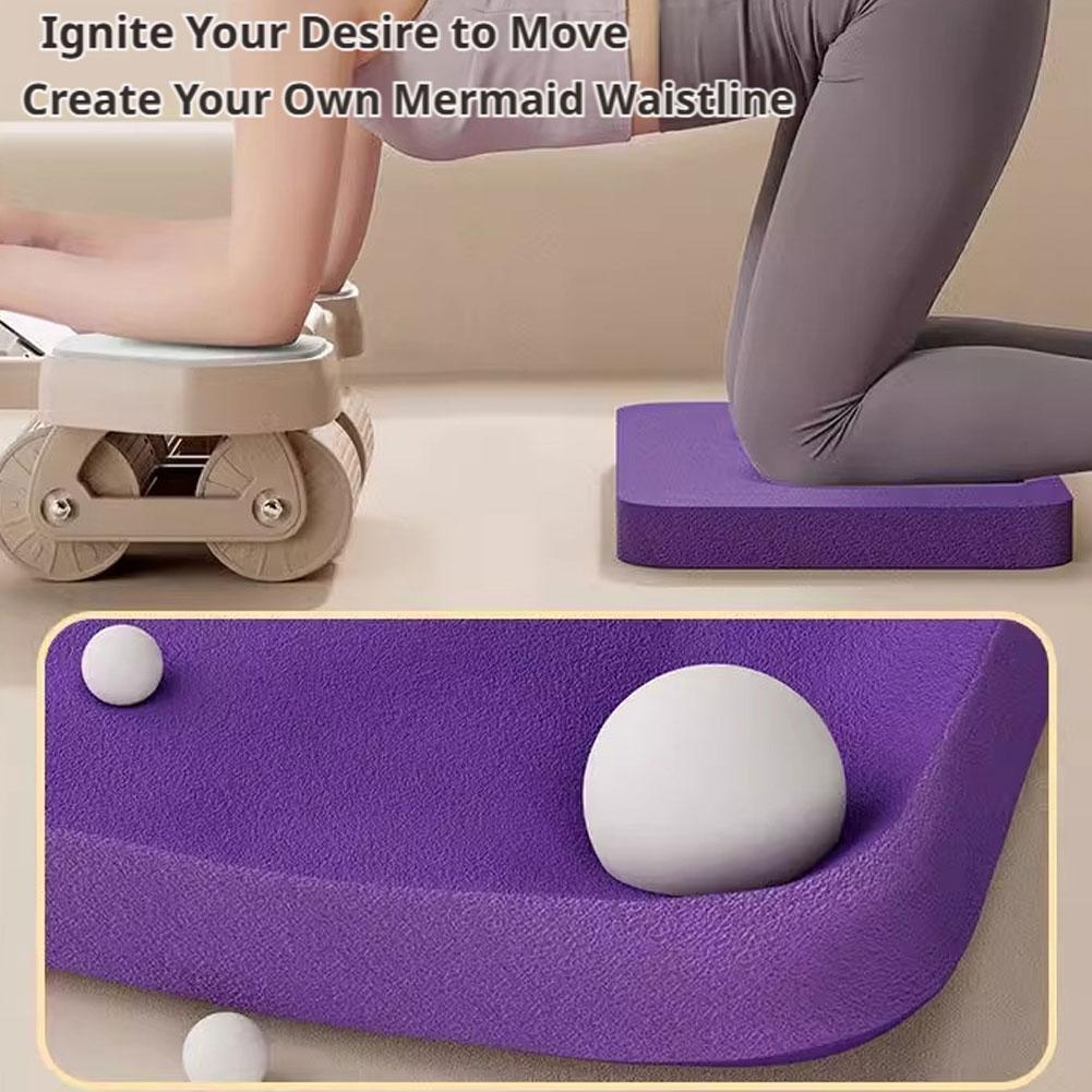 Thick Yoga Knee Pad Mat Non Sl - đánh giá và giá Ab Wheel Roller