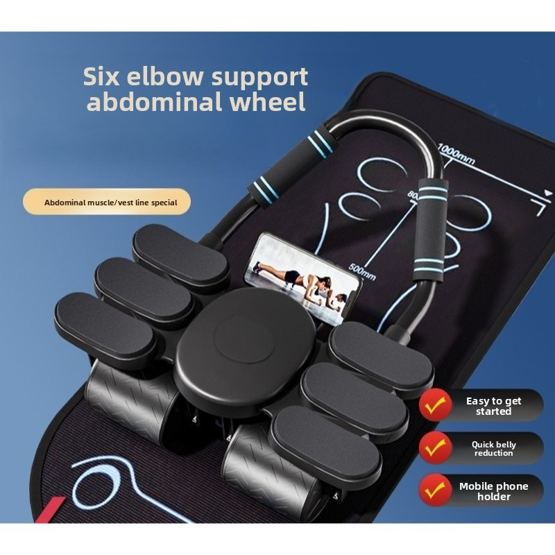 Four Wheel Six Elbow Abdominal - đánh giá và giá Ab Wheel Roller