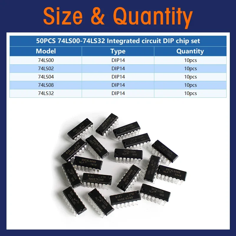 50PCS Integrated Circuit Logic - đánh giá và giá Dip Bar Parallel