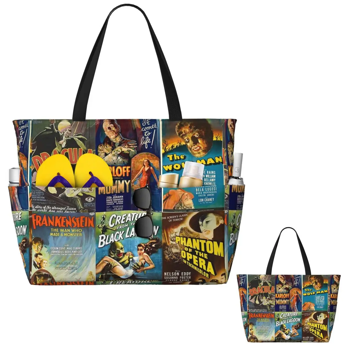 Universal Monsters Beach Tote  - đánh giá và giá Yoga Fitness Tote