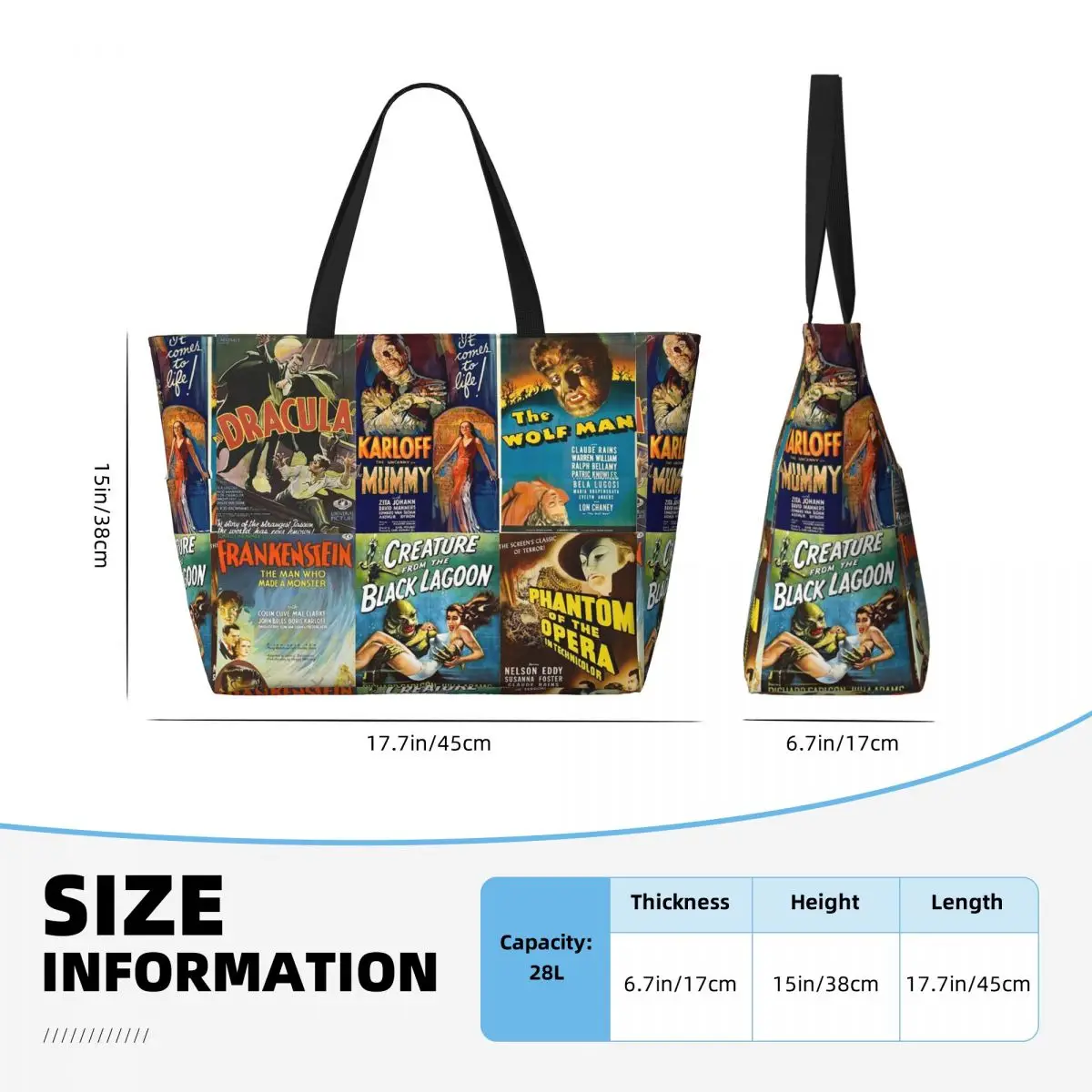 Universal Monsters Beach Tote  - đánh giá và giá Yoga Fitness Tote