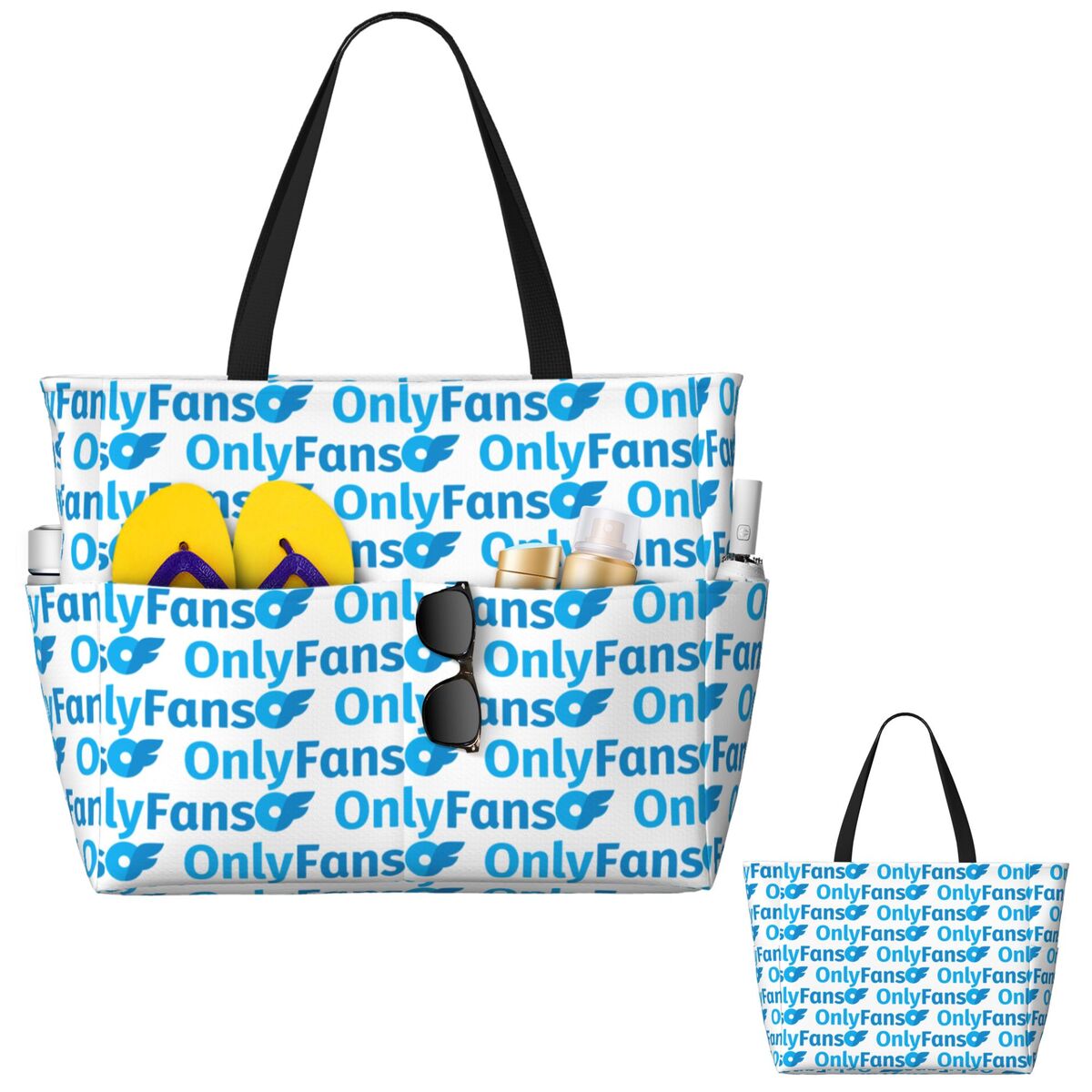Onlyfans Logo Beach Tote Bag S - đánh giá và giá Yoga Fitness Tote