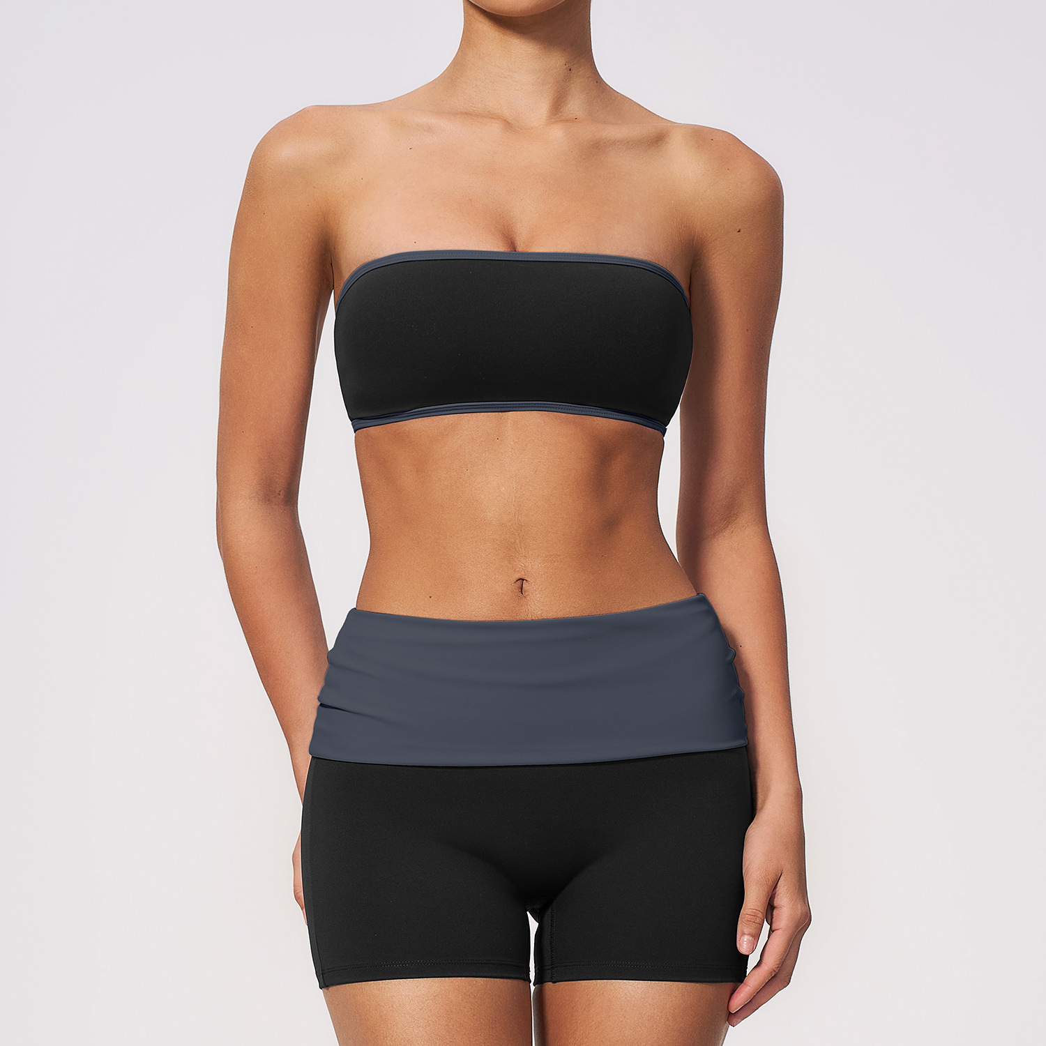 Women Nylon Two Piece Fitness  - đánh giá và giá Yoga Và Fitness
