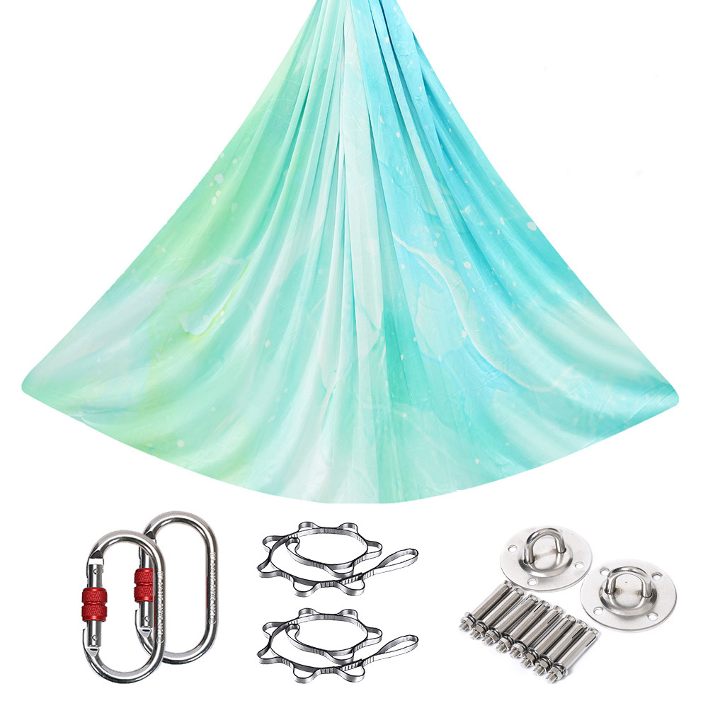 Colorful Gradient Print Elasti - đánh giá và giá Yoga Swing Aerial