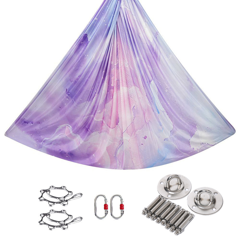 Colorful Gradient Print Elasti - đánh giá và giá Yoga Swing Aerial
