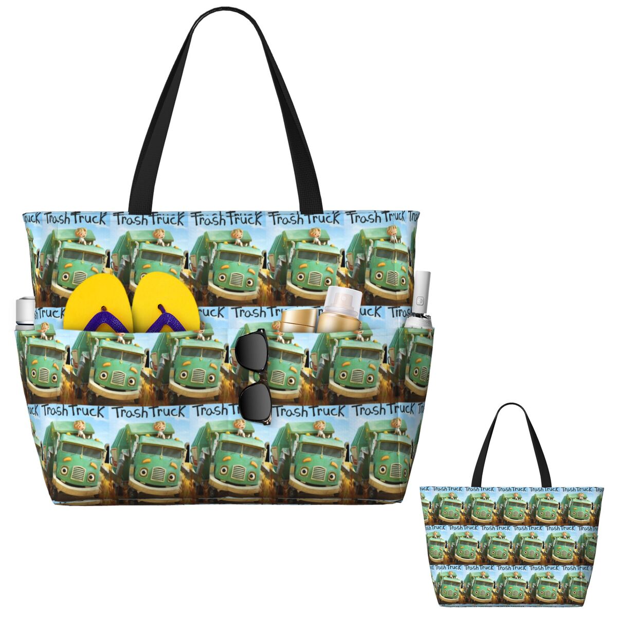 Hank And Trash Truck Cartoon B - đánh giá và giá Yoga Fitness Tote