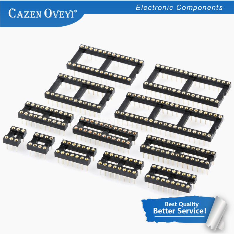 10PCS Round Hole IC socket Con - đánh giá và giá Dip Bar Parallel