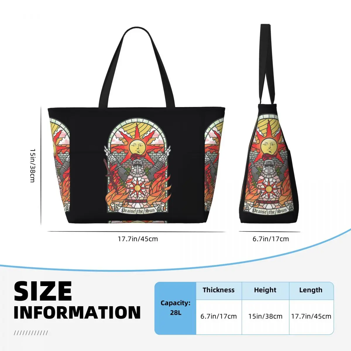 Dark Soul Praise The Sun Beach - đánh giá và giá Yoga Fitness Tote