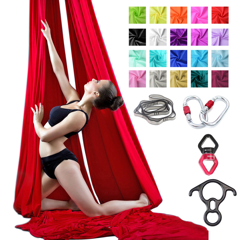 9 Yards 8.2m Aerial Yoga Silks - đánh giá và giá Yoga Swing Aerial