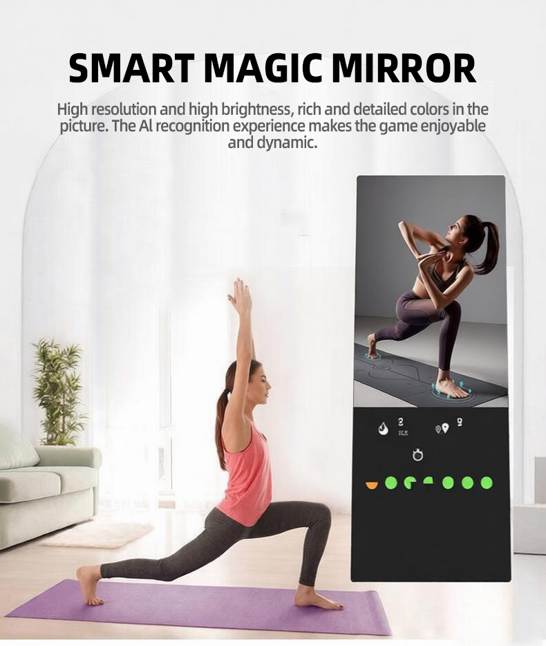 Smart A-Shape Fitness Mirror w - đánh giá và giá Yoga Fitness Hotel
