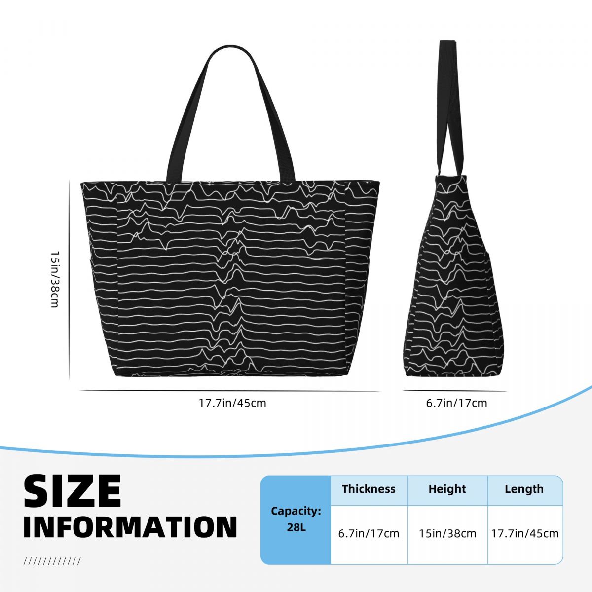 Joy Division Unknown Pleasures - đánh giá và giá Yoga Fitness Tote