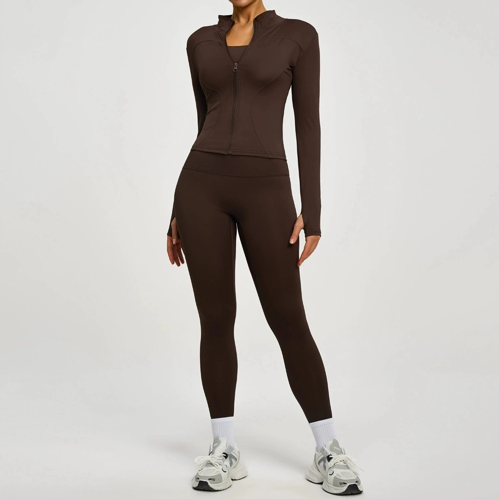 2PCS Jacket Yoga Sets Women Lo - đánh giá và giá Yoga Và Fitness