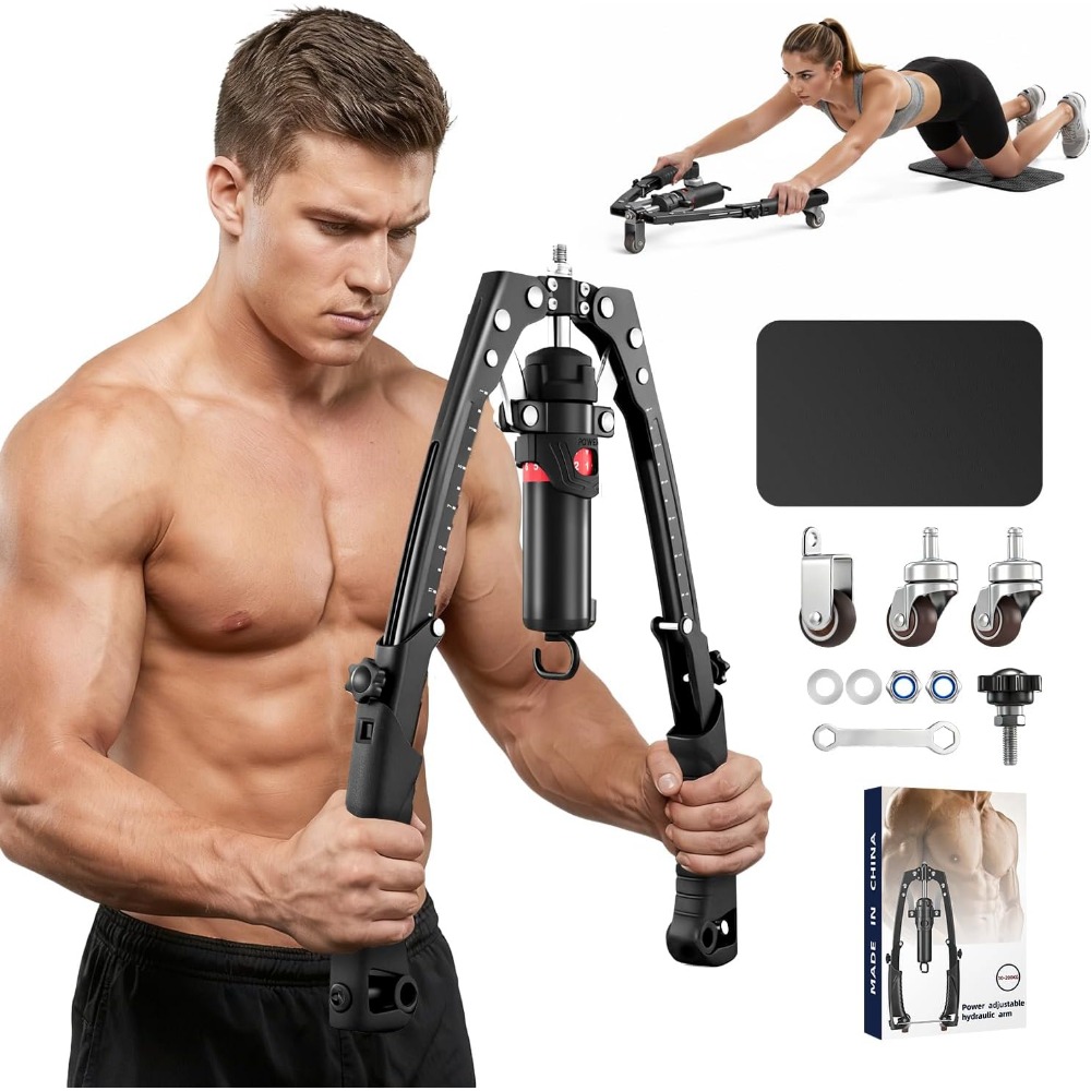 3-in-1 Hydraulic Arm Trainer w - đánh giá và giá Ab Wheel Roller